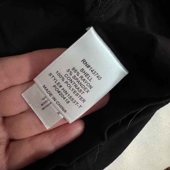 Black Fitted Sheer Puff Tulle Sleeve Darby Blouse Small - Picture 9 of 10